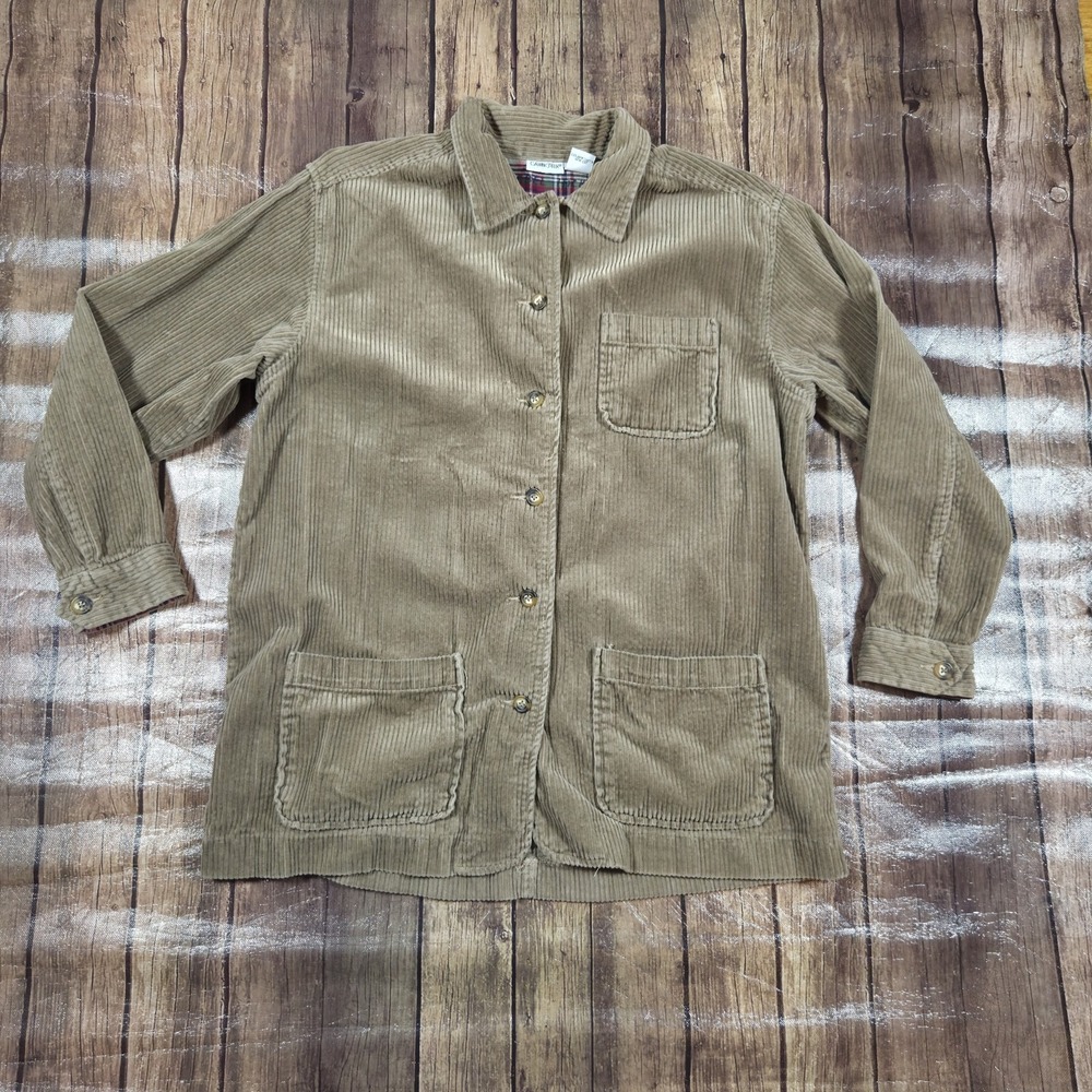 Vintage Cabin Creek Corduroy Chore Coat Barn Field L Tan Gorpcore Cabincore